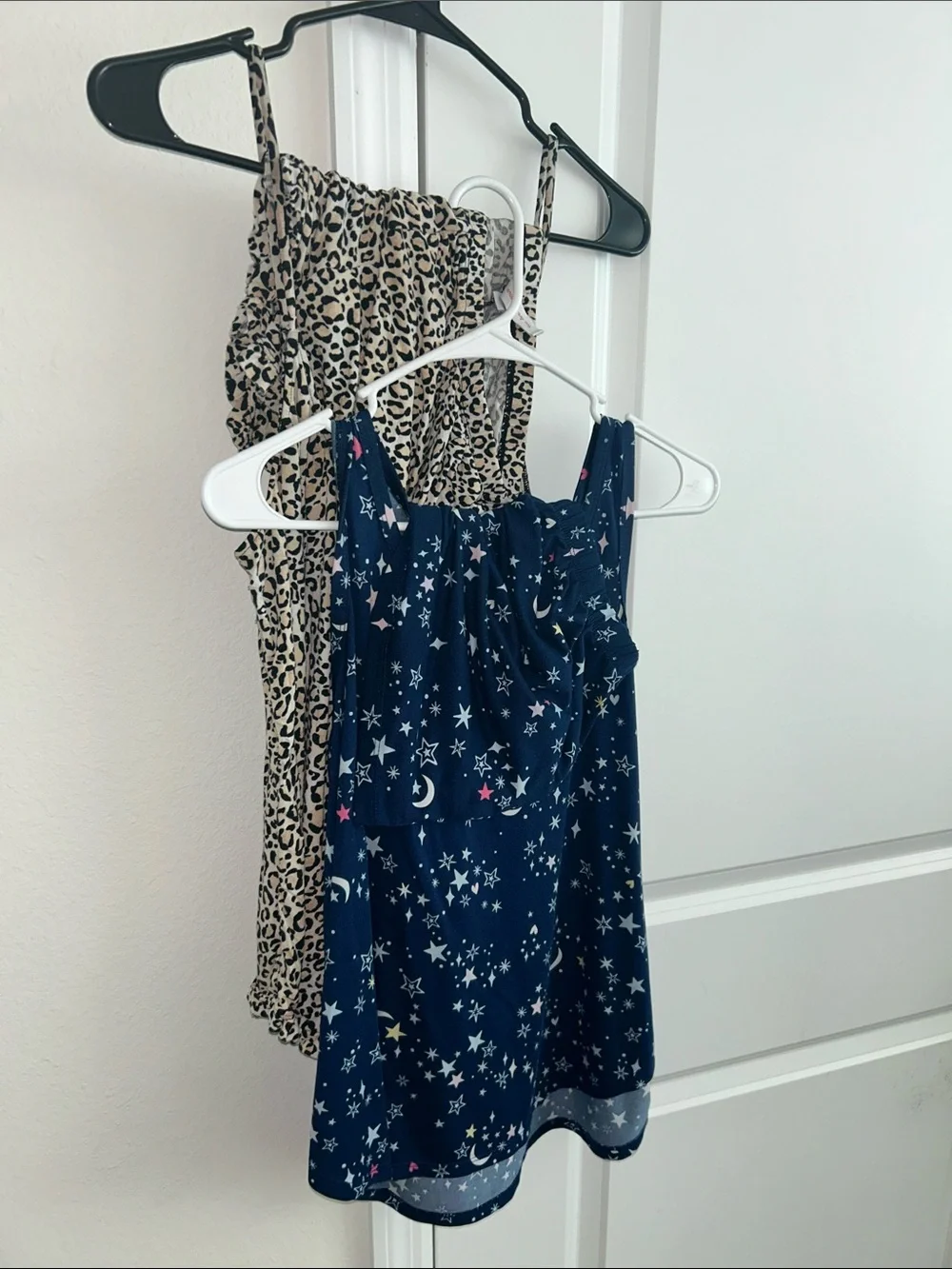 Girls' Navy Star & Moon Pajama Tank Set